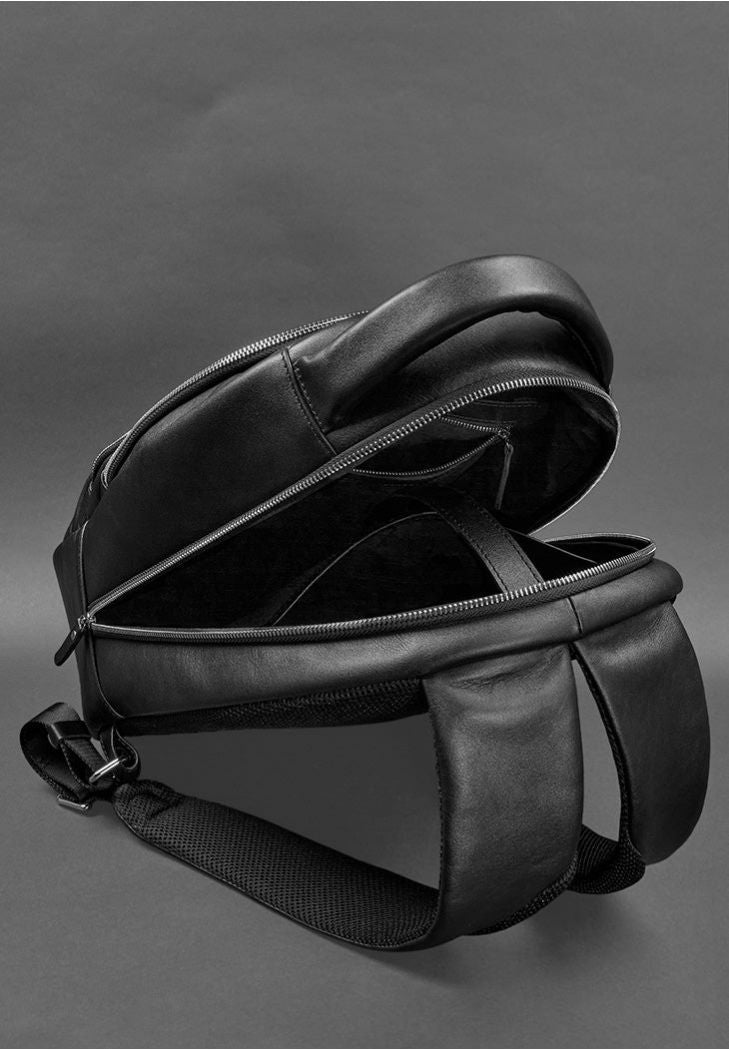 designer leather backpack mini