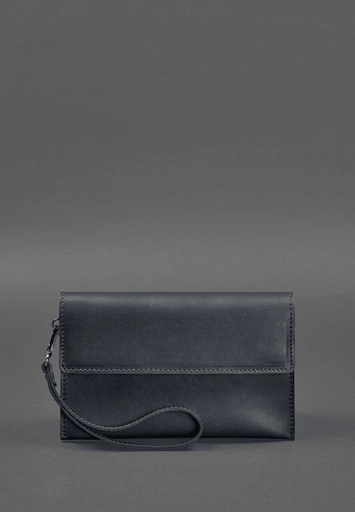Classic Designer Handcrafted Leather Men's Clutch Bag - Leather Purse Backpack