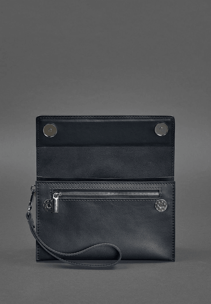 Classic Designer Handcrafted Leather Men's Clutch Bag - Leather Purse Backpack