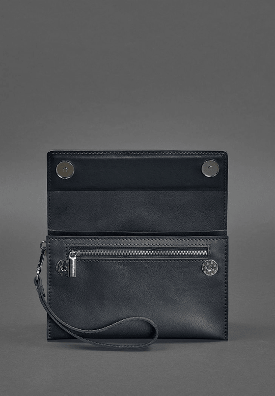 Classic Designer Handcrafted Leather Men's Clutch Bag - Leather Purse Backpack