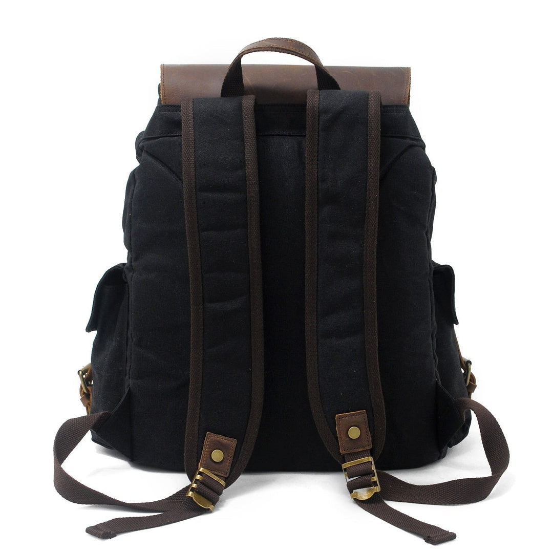 Waxed Canvas Backpack – Durable, Water-Resistant Bag with Classic Style