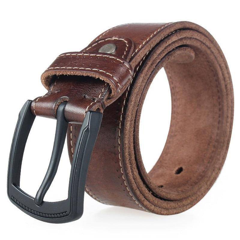 Best Casual Leather Belt For Men, Abram Model - Leather Purse Backpack