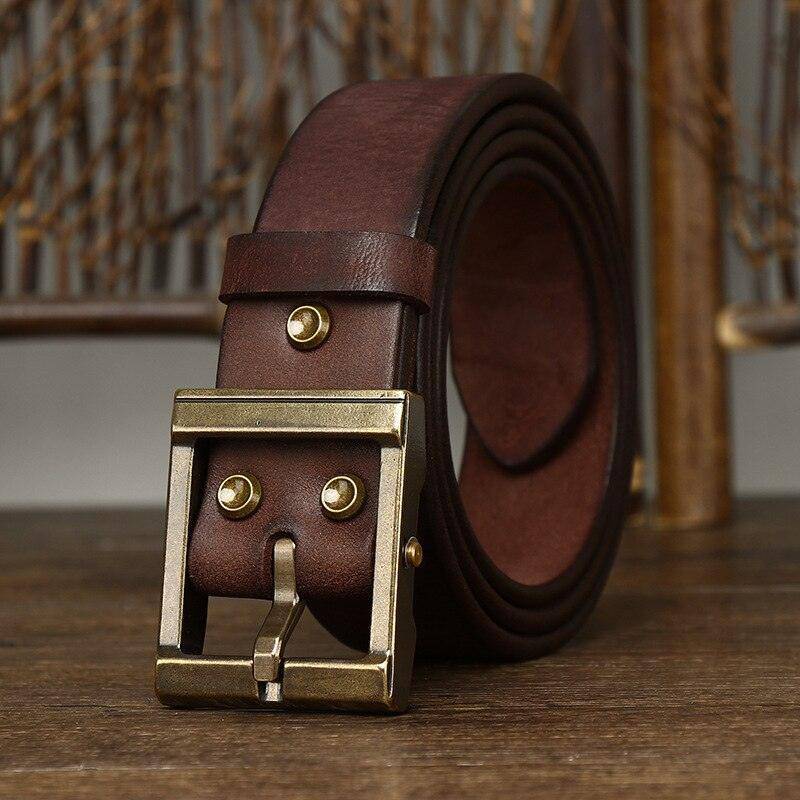 Premium Casual Leather Belt For Men, Cretly Model - Leather Purse Backpack