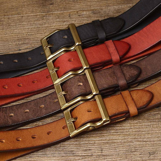 Premium Casual Leather Belt For Men, Cretly Model - Leather Purse Backpack