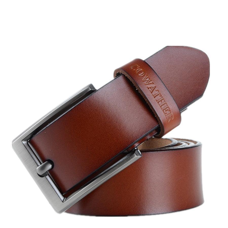 Unique Casual Leather Belt For Men, Haro Model - Leather Purse Backpack