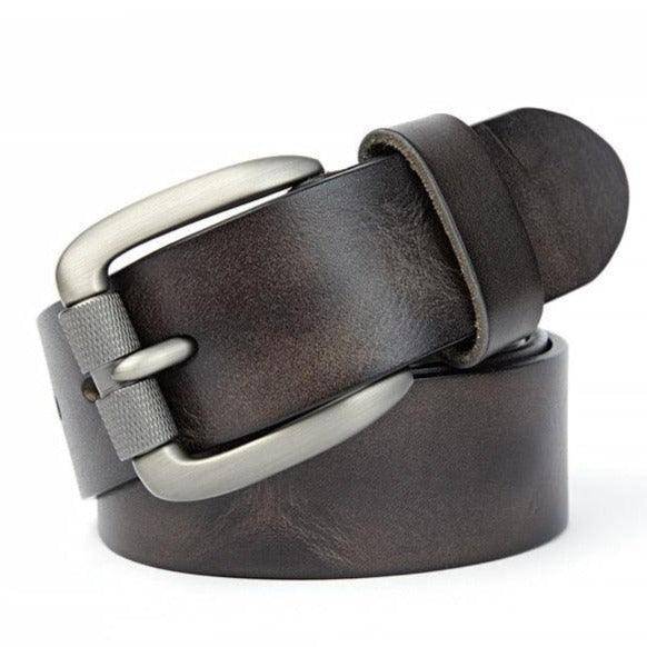 Unique Casual Leather Belt For Men, Husik Model - Leather Purse Backpack