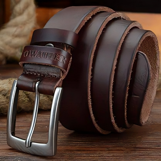 Stylish Casual Leather Belt For Men, Isidore Model