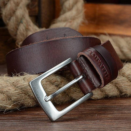 Stylish Casual Leather Belt For Men, Isidore Model