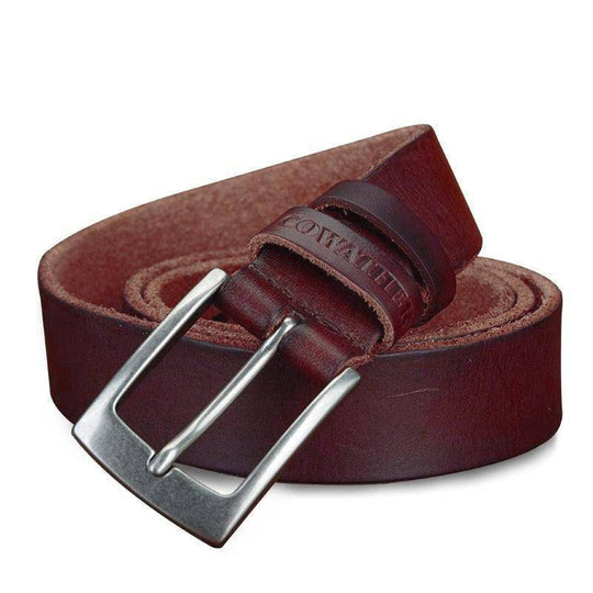 Stylish Casual Leather Belt For Men, Isidore Model - Leather Purse Backpack