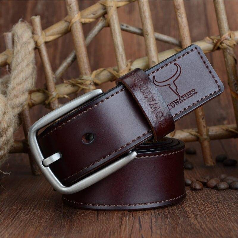 Elegant Casual Leather Belt For Men, Konstantine Model - Leather Purse Backpack