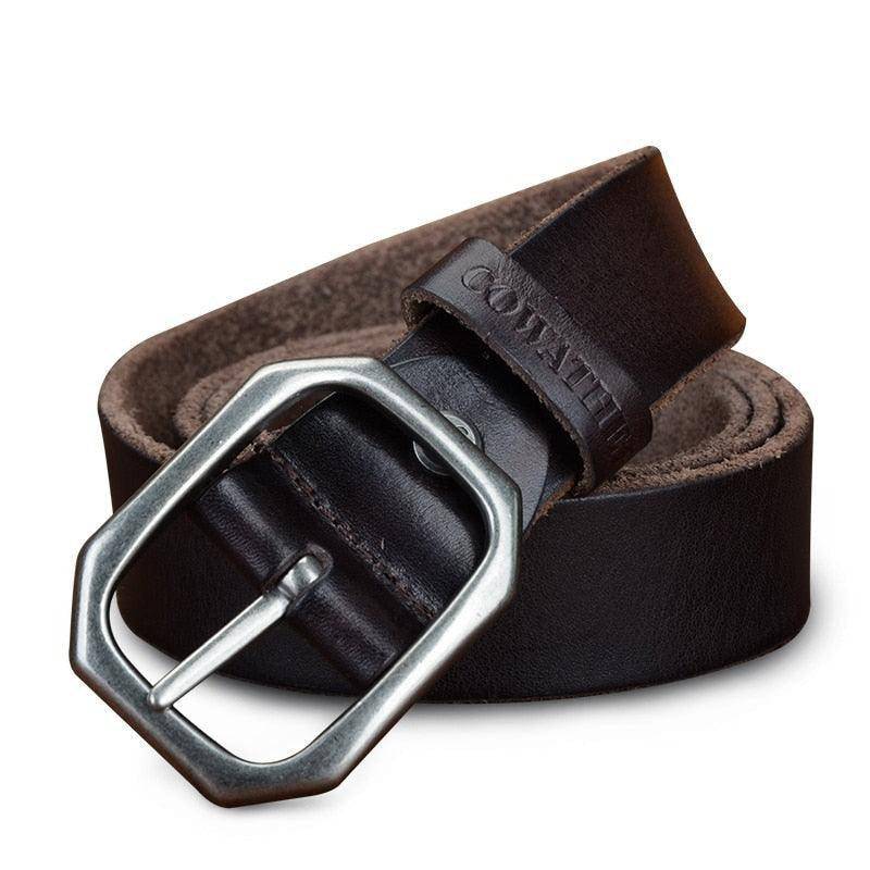 Affordable Casual Leather Belt For Men, Larce Model - Leather Purse Backpack