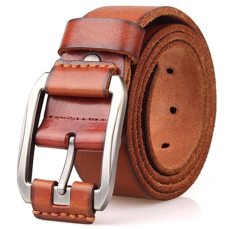 Casual Stylish Leather Belt For Men, Western Model - Leather Purse Backpack