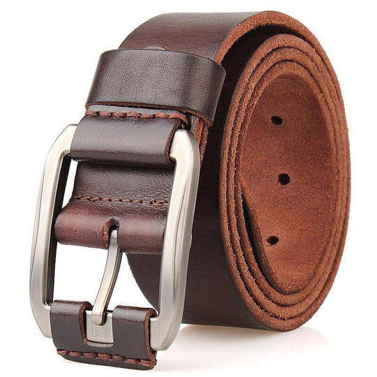 Casual Stylish Leather Belt For Men, Western Model - Leather Purse Backpack