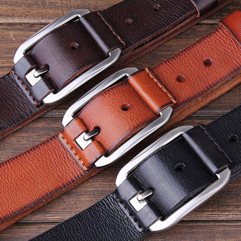 Casual Stylish Leather Belt For Men, Western Model - Leather Purse Backpack