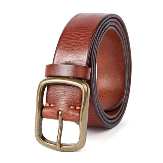 Affordable Leather Belt For Men, Misho Model - Leather Purse Backpack