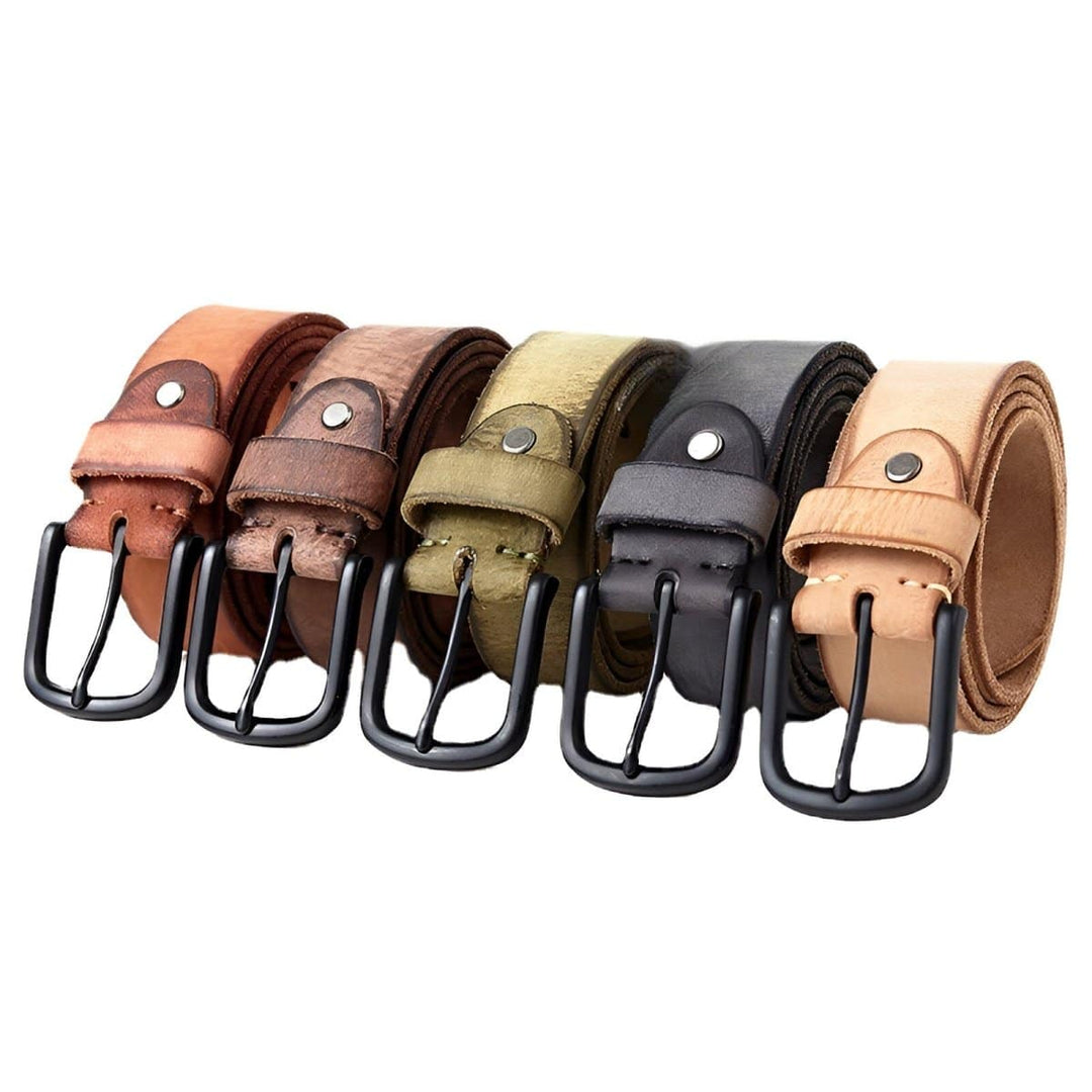 Casual Designer Leather Belt For Men, Pulfna Model - Leather Purse Backpack