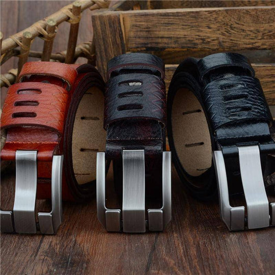 Durable Casual Leather Belt For Men, Tarxi Model