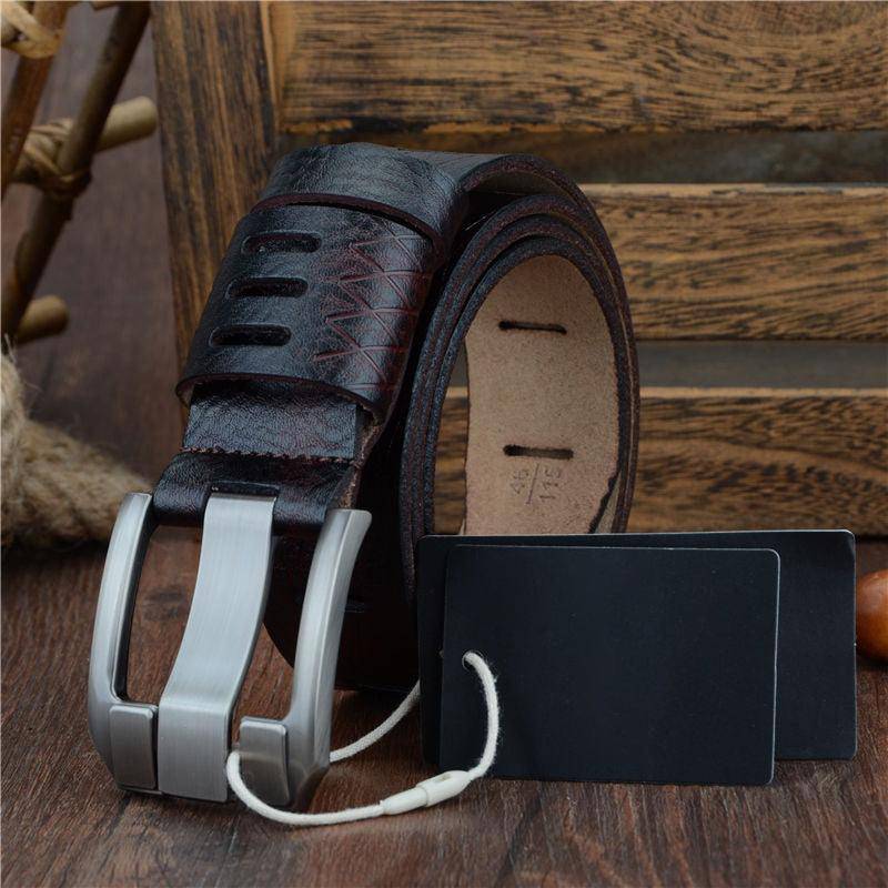 Durable Casual Leather Belt For Men, Tarxi Model - Leather Purse Backpack