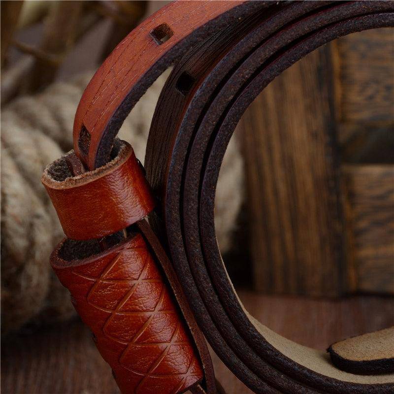 Durable Casual Leather Belt For Men, Tarxi Model - Leather Purse Backpack