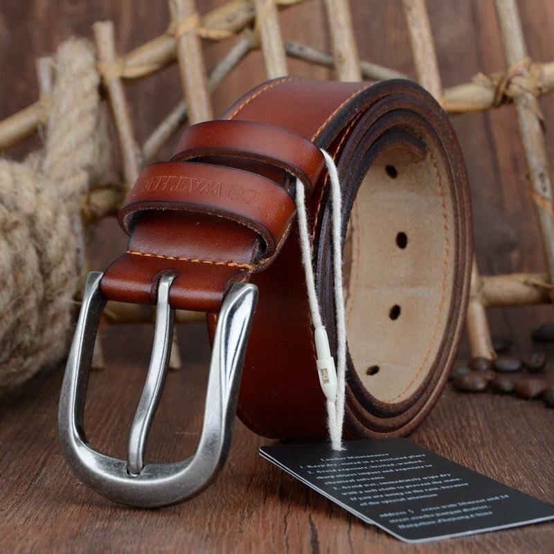 Formal Casual Leather Belt For Men, Teimuraz Model - Leather Purse Backpack