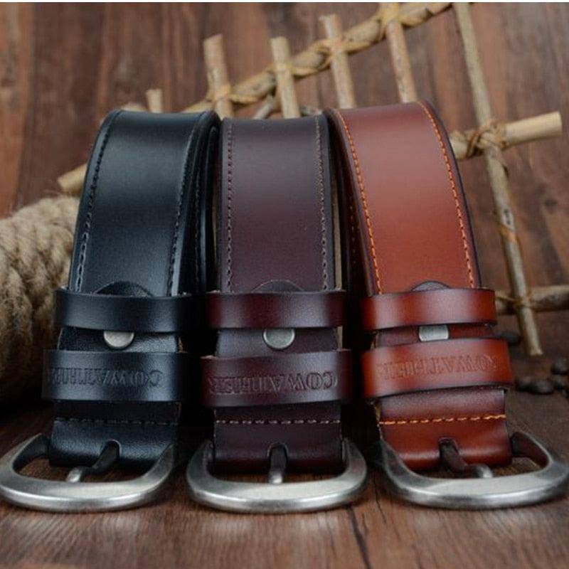 Formal Casual Leather Belt For Men, Teimuraz Model - Leather Purse Backpack