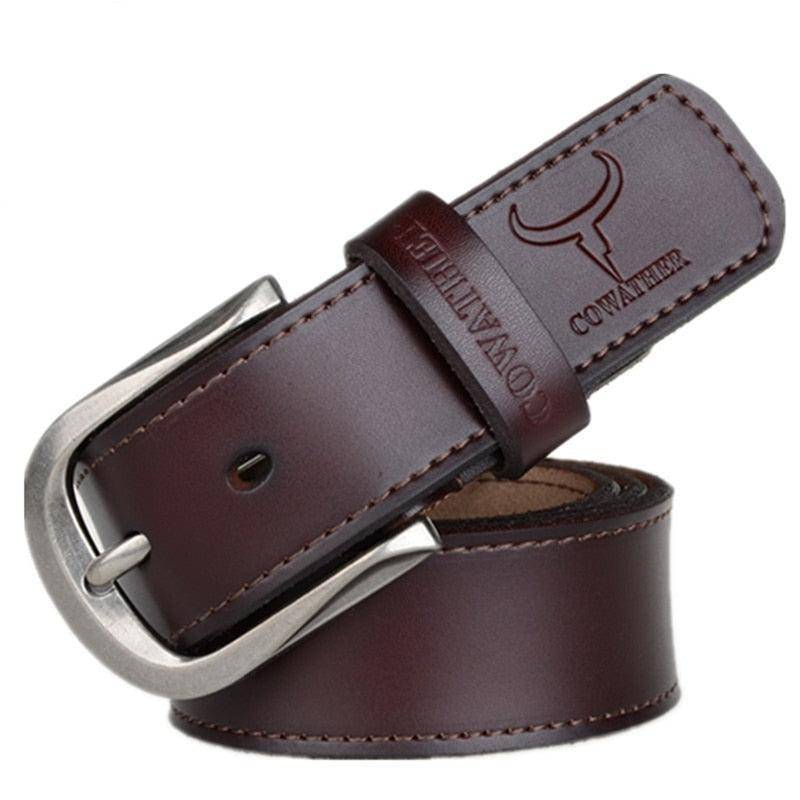 Formal Casual Leather Belt For Men, Teimuraz Model - Leather Purse Backpack