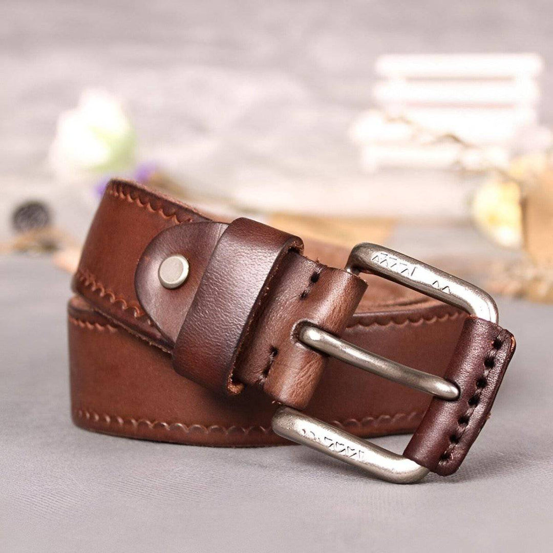 Best Casual Leather Belt For Men, Thocero Model - Leather Purse Backpack