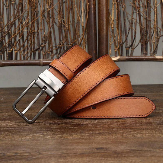 Designer Casual Leather Belt For Men, Uoope Model - Leather Purse Backpack