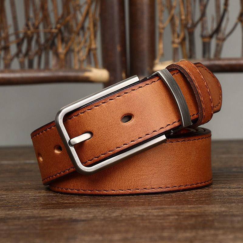 Designer Casual Leather Belt For Men, Uoope Model - Leather Purse Backpack