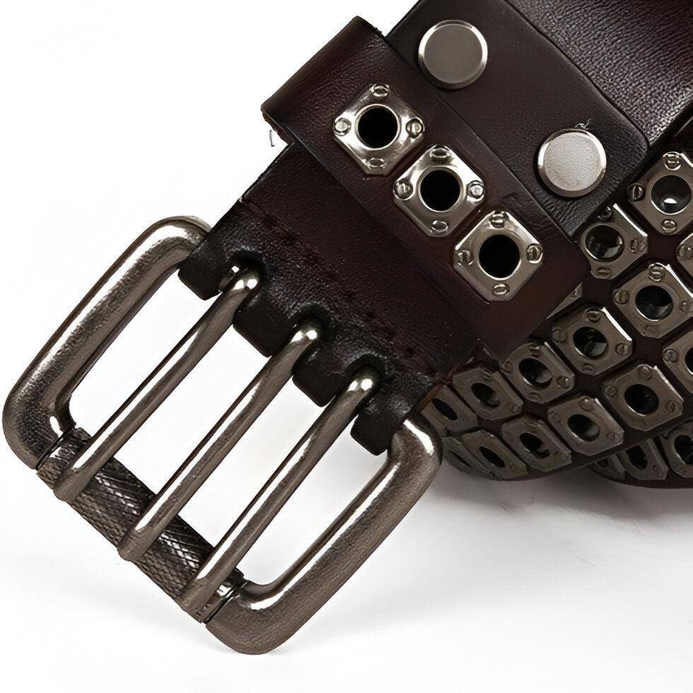 Stylish Studded Belt For Women or Men, Amara Model - Leather Purse Backpack