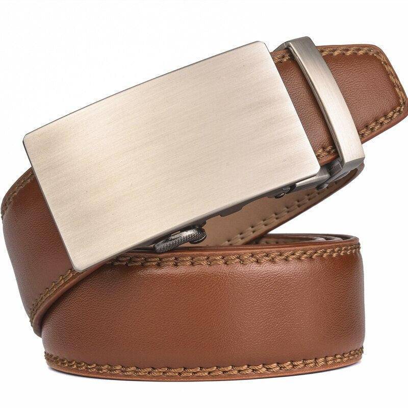 Casual Leather Suit Belt For Men, Dario Model - Leather Purse Backpack