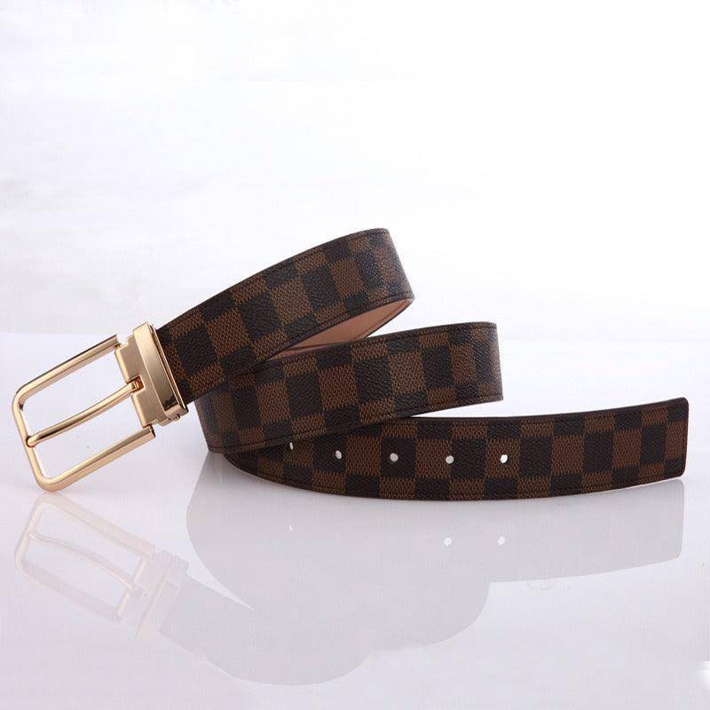 Luxury Leather Suit Belt For Men, Erland Model