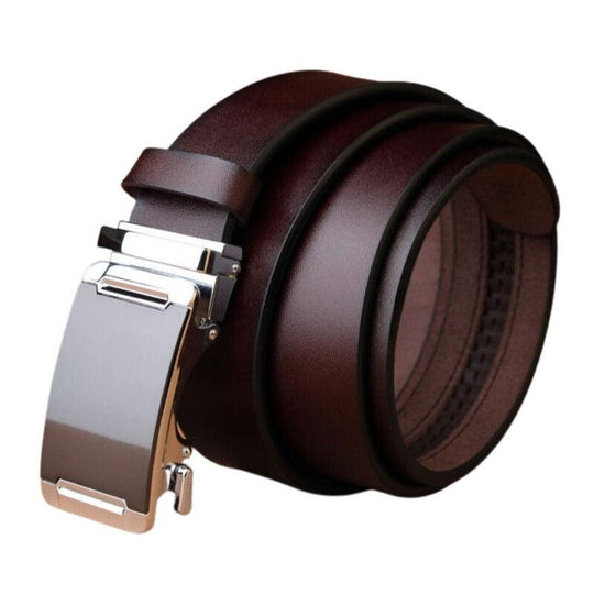 Casual Leather Suit Belt For Men, Herminio Model - Leather Purse Backpack