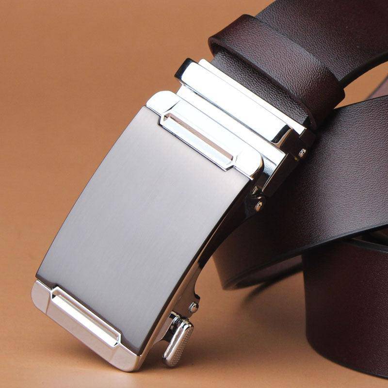 Casual Leather Suit Belt For Men, Herminio Model - Leather Purse Backpack