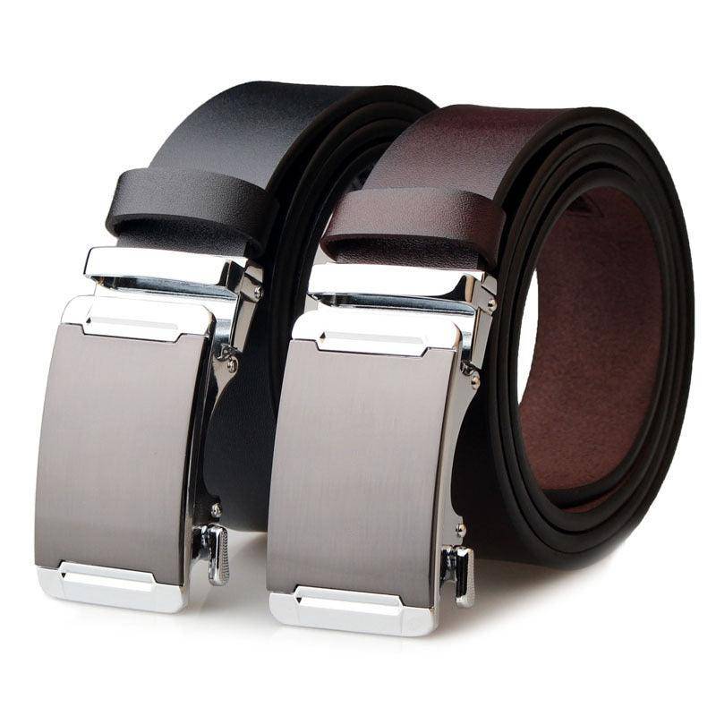 Casual Leather Suit Belt For Men, Herminio Model - Leather Purse Backpack