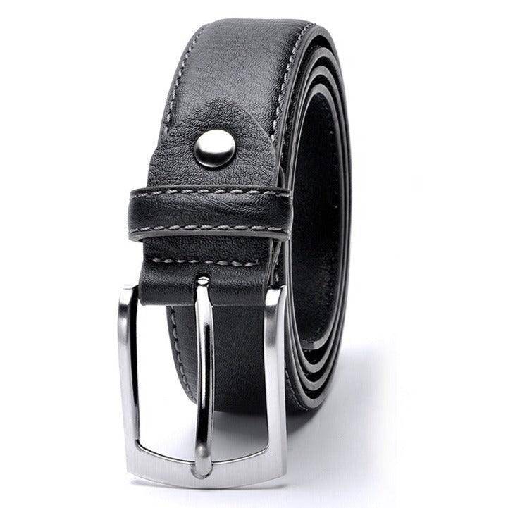 Stylish Leather Suit Belt For Men, Memphis Model - Leather Purse Backpack