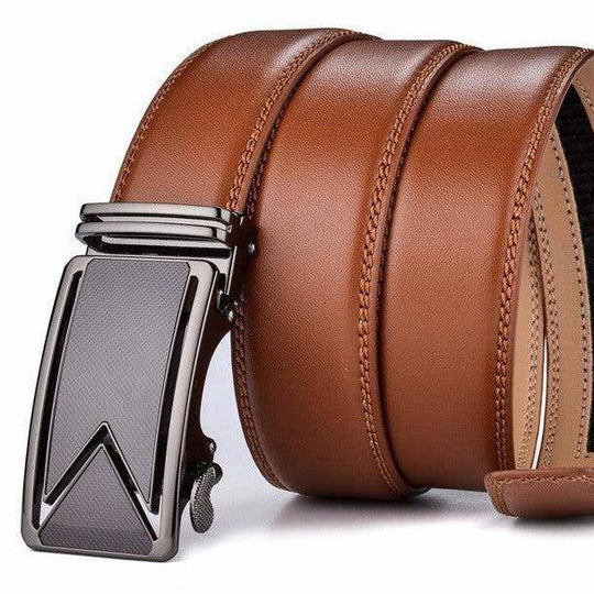 Elegant Leather Suit Belt For Men, Velxe Model - Leather Purse Backpack