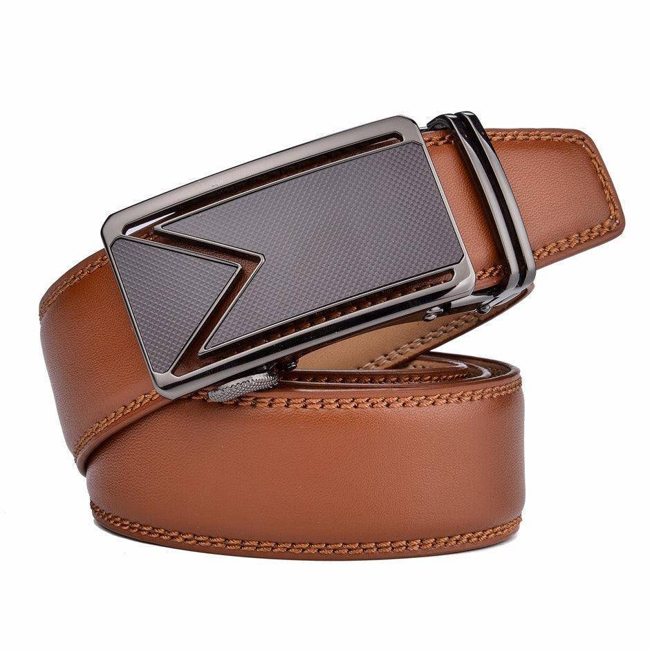 Elegant Leather Suit Belt For Men, Velxe Model - Leather Purse Backpack