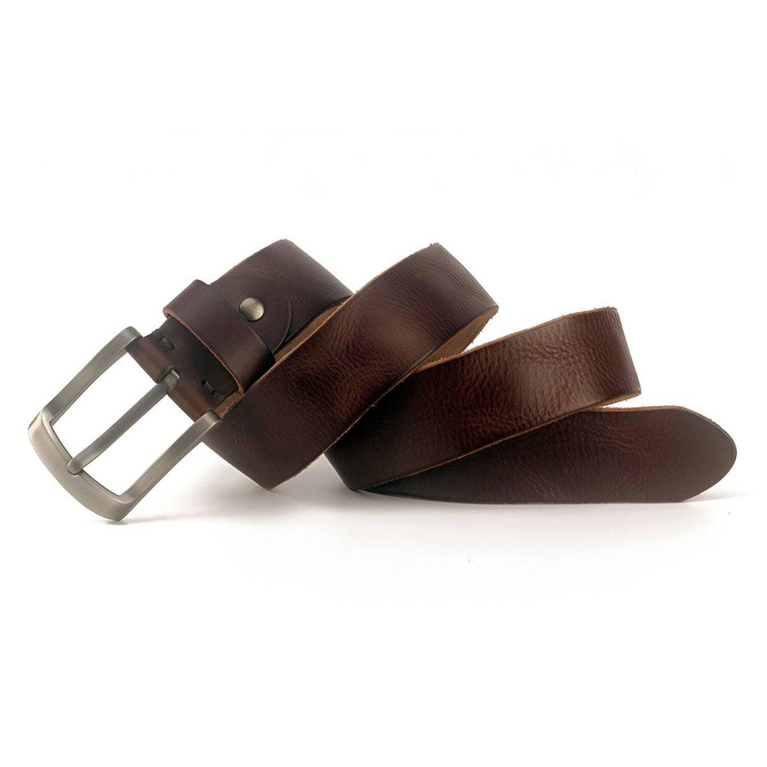 Full Grain Leather Belt, Supple And Comfortable, For Men, Orazio Model