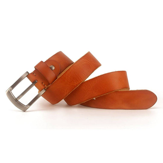 Full Grain Leather Belt, Supple And Comfortable, For Men, Orazio Model