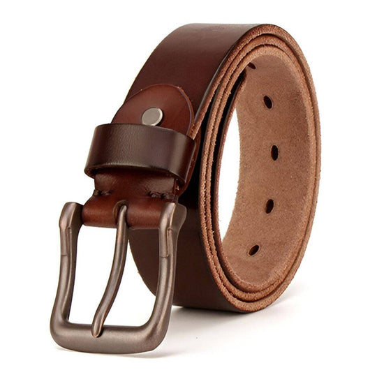 Full Grain Leather Belt, Supple And Comfortable, For Men, Tesauro Model - Leather Purse Backpack