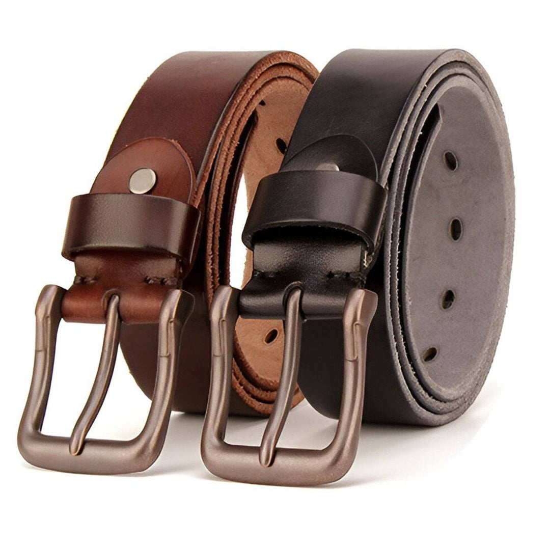 Full Grain Leather Belt, Supple And Comfortable, For Men, Tesauro Model - Leather Purse Backpack