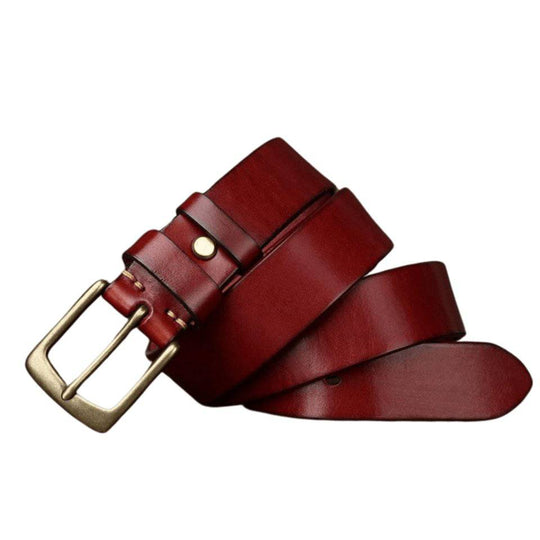 High-quality Leather Belt For Women, Caesia Model - Leather Purse Backpack