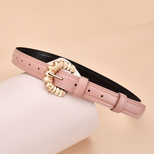 Designer Vintage Leather Belt For Women, Jila Model - Leather Purse Backpack