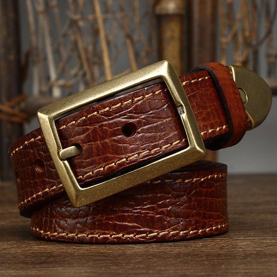 Modern Leather Belt For Women or Men, Avainia Model