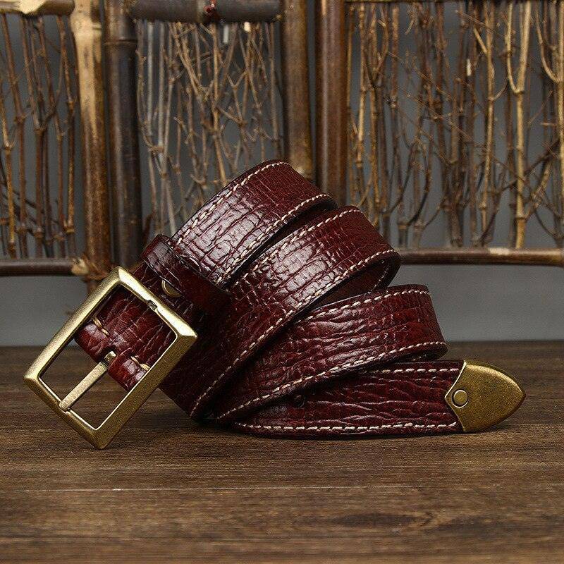 Modern Leather Belt For Women or Men, Avainia Model