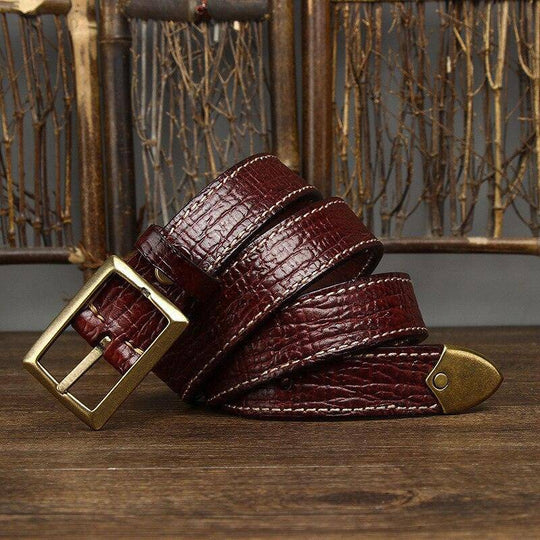 Modern Leather Belt For Women or Men, Avainia Model