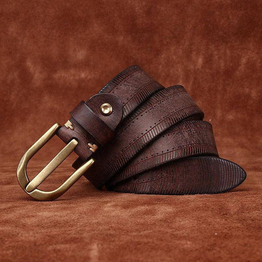 Classic Leather Belt For Women or Men, Diya Model - Leather Purse Backpack