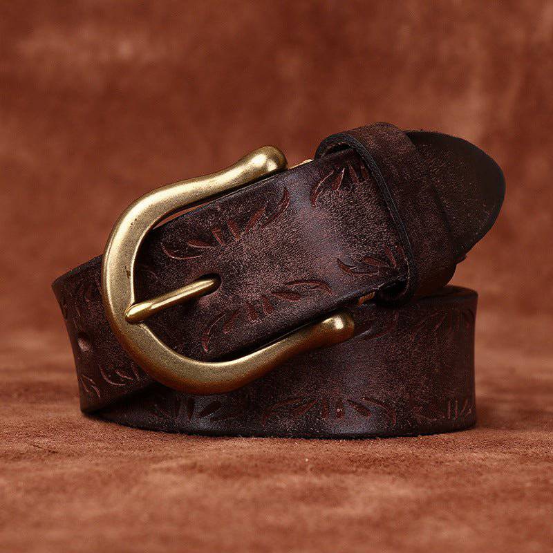 Modern Leather Belt For Women or Men, Meera Model