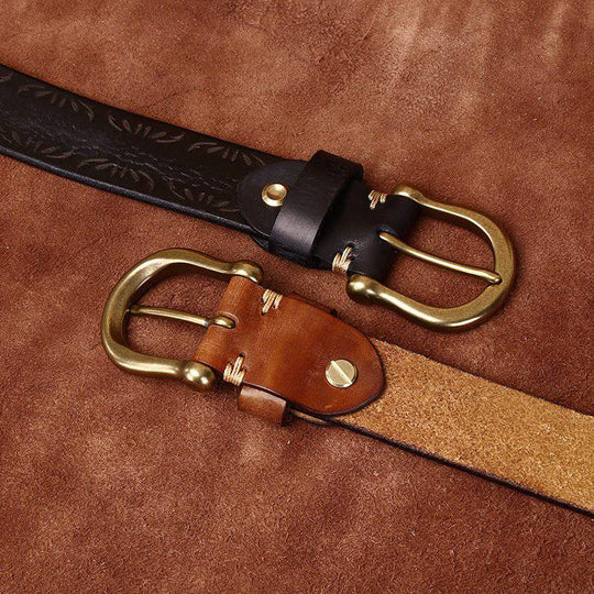 Modern Leather Belt For Women or Men, Meera Model